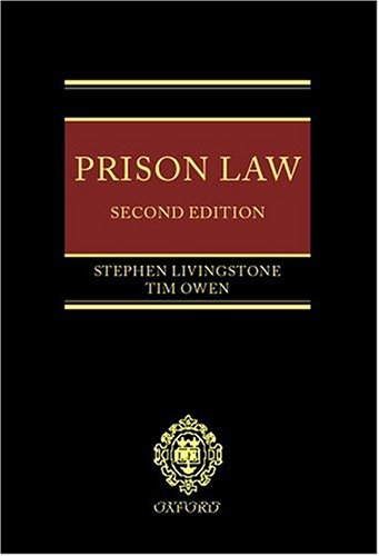 9780198765127: Prison Law