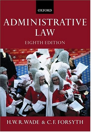 Beispielbild fr Administrative Law zum Verkauf von WorldofBooks