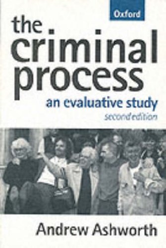 Beispielbild fr The Criminal Process: An Evaluative Study zum Verkauf von WorldofBooks