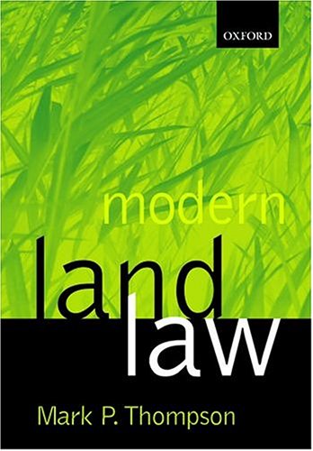9780198765561: Modern Land Law