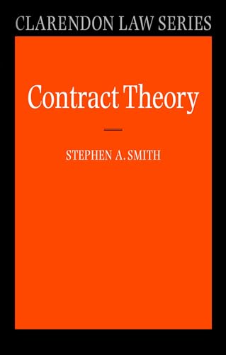 Beispielbild fr Contract Theory (Clarendon Law Series) zum Verkauf von WorldofBooks