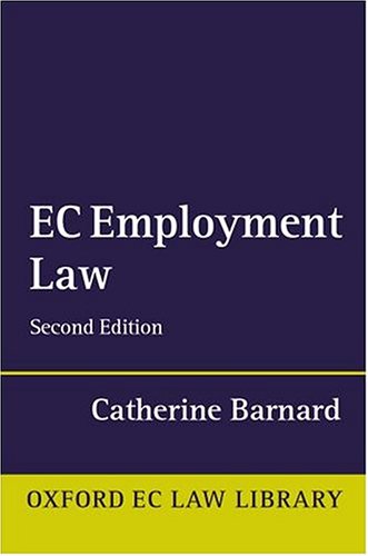 Stock image for EC Employment Law (Oxford European Community Law Library) for sale by WorldofBooks