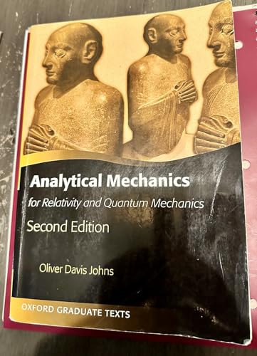 9780198766803: Analytical Mechanics for Relativity and Quantum Mechanics (Oxford Graduate Texts)