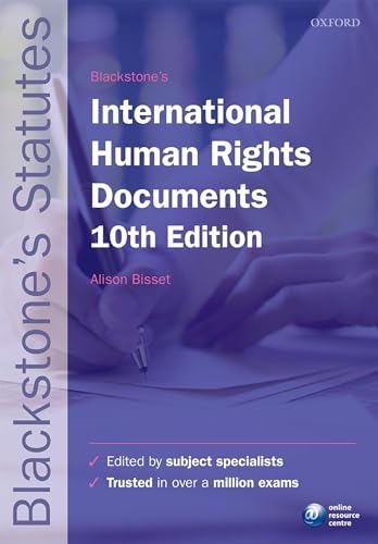 Beispielbild fr Blackstone's International Human Rights Documents (Blackstone's Statute Series) zum Verkauf von WorldofBooks