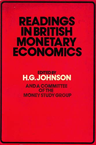 Stock image for Readings in British Monetary Economics for sale by Wonder Book