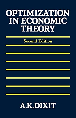Beispielbild fr Optimization in Economic Theory zum Verkauf von ThriftBooks-Atlanta