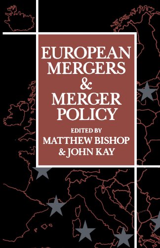 Imagen de archivo de European Mergers and Merger Policy a la venta por Better World Books Ltd