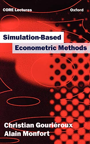 Stock image for Simulation-Based Econometric Methods (OUP/CORE Lecture Series) for sale by Irish Booksellers