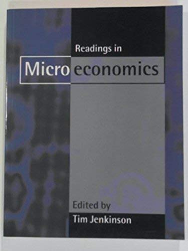 Imagen de archivo de Readings in Microeconomics a la venta por Reuseabook