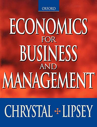 Beispielbild fr ECONOMICS FOR BUSINESS AND MANAGEMENT. zum Verkauf von Cambridge Rare Books