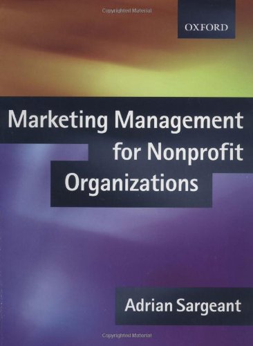 Beispielbild fr Marketing Management for Non-profit Organizations zum Verkauf von WorldofBooks