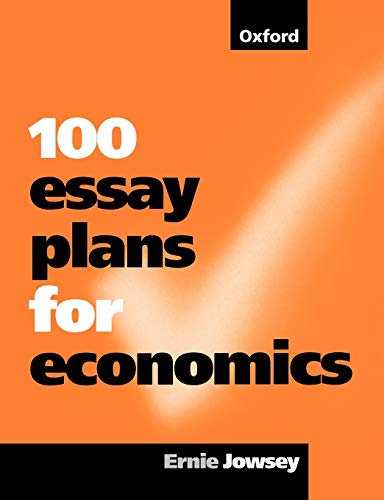 Beispielbild fr 100 Essay Plans for Economics zum Verkauf von Chiron Media