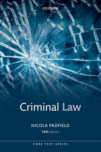 9780198778318: Criminal Law (Core Texts Series)