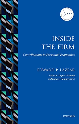 Beispielbild fr Inside the Firm: Contributions to Personnel Economics zum Verkauf von Revaluation Books