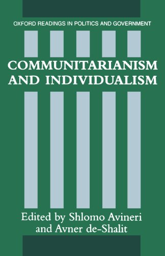 9780198780281: Communitarianism And Individualism (Oxford Readings In Politics And Government)
