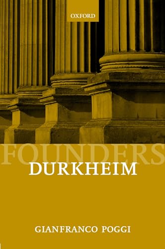 Imagen de archivo de Durkheim (Founders of Modern Political & Social Thought S) a la venta por Books From California