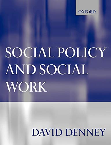 Beispielbild fr Social Policy and Social Work zum Verkauf von WorldofBooks