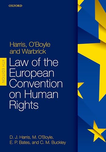 Stock image for Harris, O'Boyle, and Warbrick: Law of the European Convention on Human Rights for sale by WorldofBooks