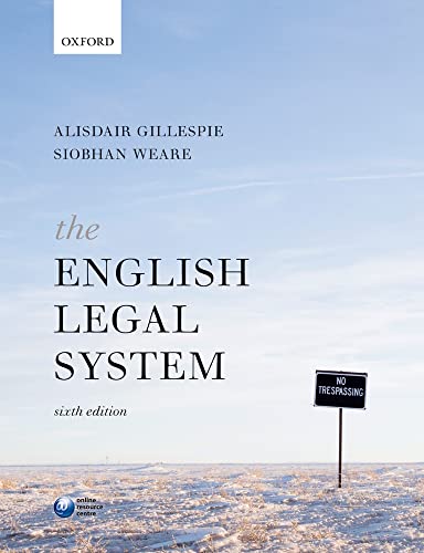 Imagen de archivo de The English Legal System a la venta por AwesomeBooks