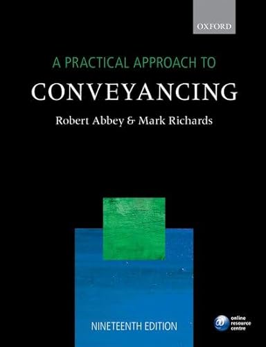 9780198787563: A Practical Approach to Conveyancing