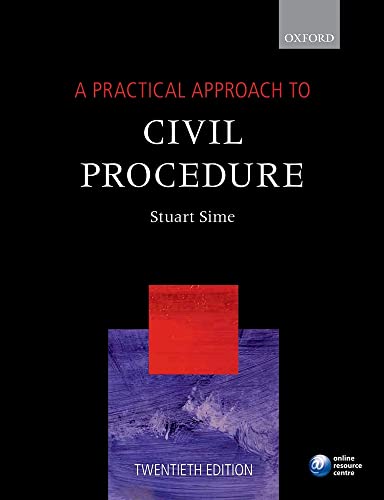 Beispielbild fr A Practical Approach to Civil Procedure zum Verkauf von WorldofBooks