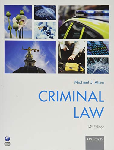 Imagen de archivo de Criminal Law a la venta por Bahamut Media