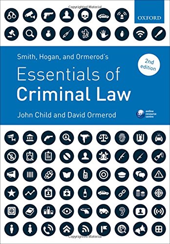 Imagen de archivo de Smith, Hogan, & Ormerod's Essentials of Criminal Law a la venta por AwesomeBooks