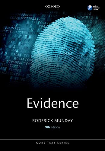 Stock image for Evidence (Core Texts Series) for sale by WorldofBooks