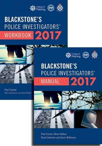 Beispielbild fr Blackstone's Police Investigators' Manual and Workbook 2017 zum Verkauf von GF Books, Inc.