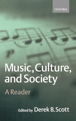 9780198790112: Music, Culture, and Society: A Reader