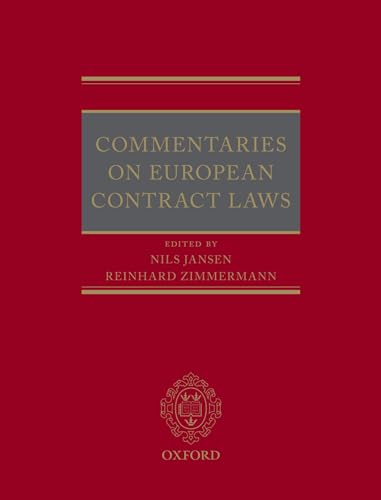 Stock image for Commentaries on European Contract Laws for sale by Revaluation Books