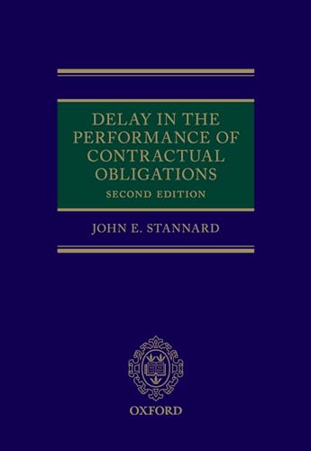 9780198792321: Delay in the Performance of Contractual Obligations