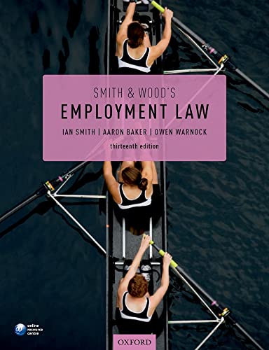 Beispielbild fr Smith & Wood's Employment Law zum Verkauf von WorldofBooks