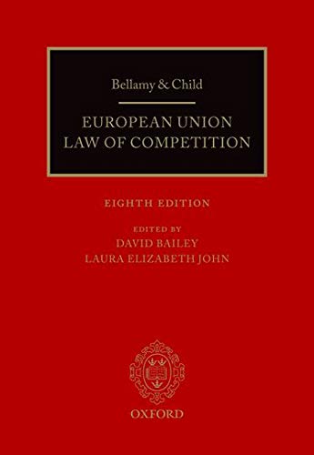 Beispielbild fr Bellamy & Child: European Union Law of Competition zum Verkauf von Book Deals