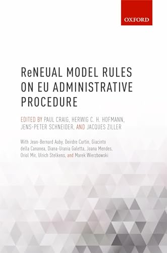Stock image for ReNEUAL Model Rules on EU Administrative Procedure for sale by Lucky's Textbooks