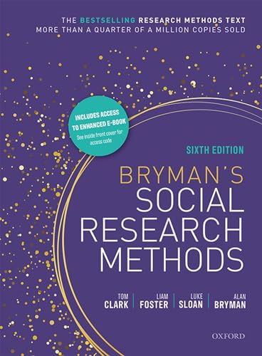 Beispielbild fr Bryman's Social Research Methods zum Verkauf von Monster Bookshop
