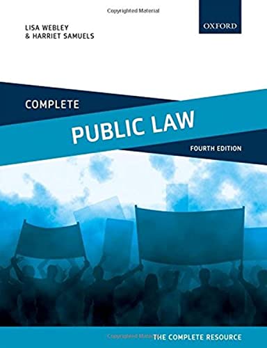 9780198798064: Complete Public Law: Text, Cases, and Materials