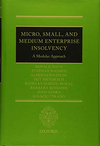 Imagen de archivo de Micro, Small, and Medium Enterprise Insolvency a la venta por Blackwell's