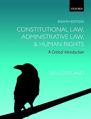 Stock image for Constitutional Law, Administrative Law, and Human Rights : A Critical Introduction for sale by Better World Books