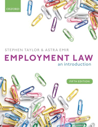 9780198806752: Employment Law: An Introduction