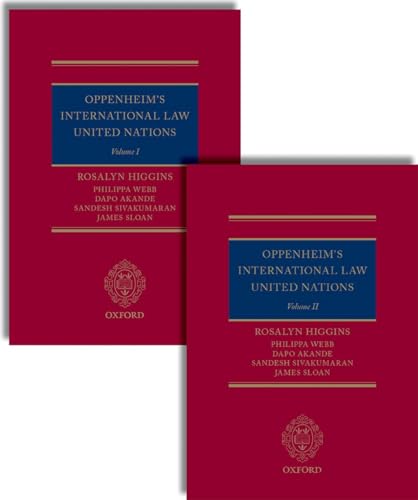Imagen de archivo de Oppenheim's International Law: United Nations a la venta por Revaluation Books