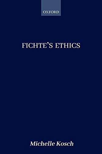 Imagen de archivo de Fichte's Ethics a la venta por Blackwell's
