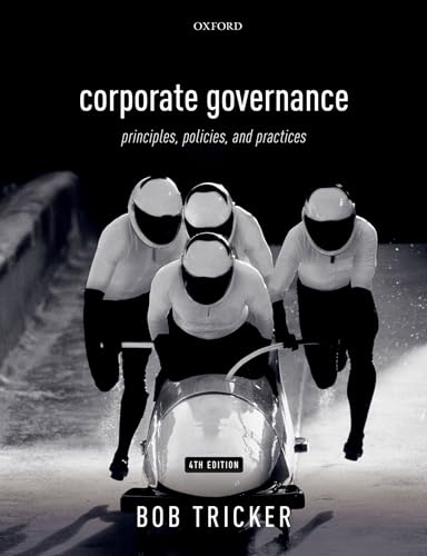 Stock image for Corporate Governance 4e: Principles, Policies, and Practices for sale by HPB-Red