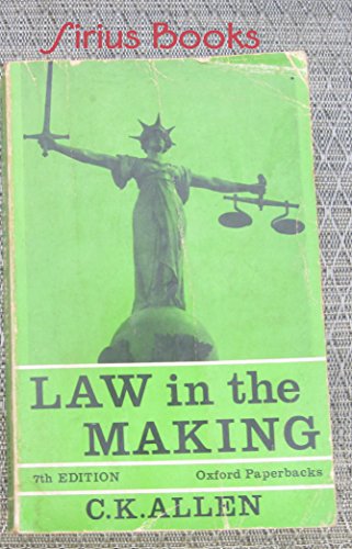 9780198810292: Law in the Making