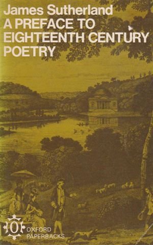 9780198810711: Preface to Eighteenth Century Poetry