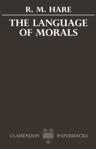 Imagen de archivo de The Language of Morals a la venta por Better World Books