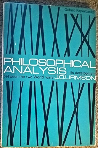 9780198811534: Philosophical Analysis: Its Development Between the Two World Wars (Oxford Paperbacks)