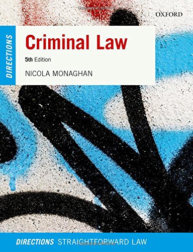 Beispielbild fr Criminal Law Directions zum Verkauf von WorldofBooks