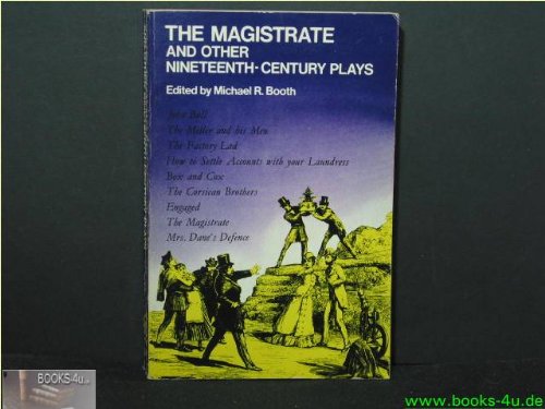 Stock image for The magistrate and other nineteenth-century plays (Oxford paperbacks ; 336) for sale by Wonder Book