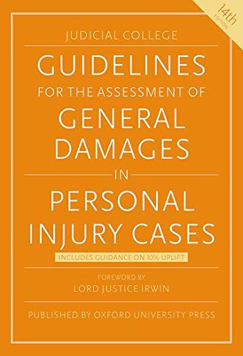 Beispielbild fr Guidelines for the Assessment of General Damages in Personal Injury Cases zum Verkauf von Ergodebooks